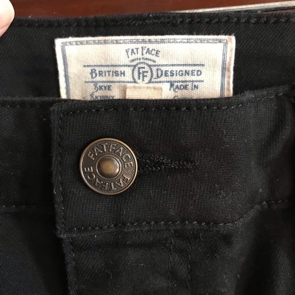 Fat Face - Skye Skinny Pants - Black - Size 6 - Picture 6 of 9